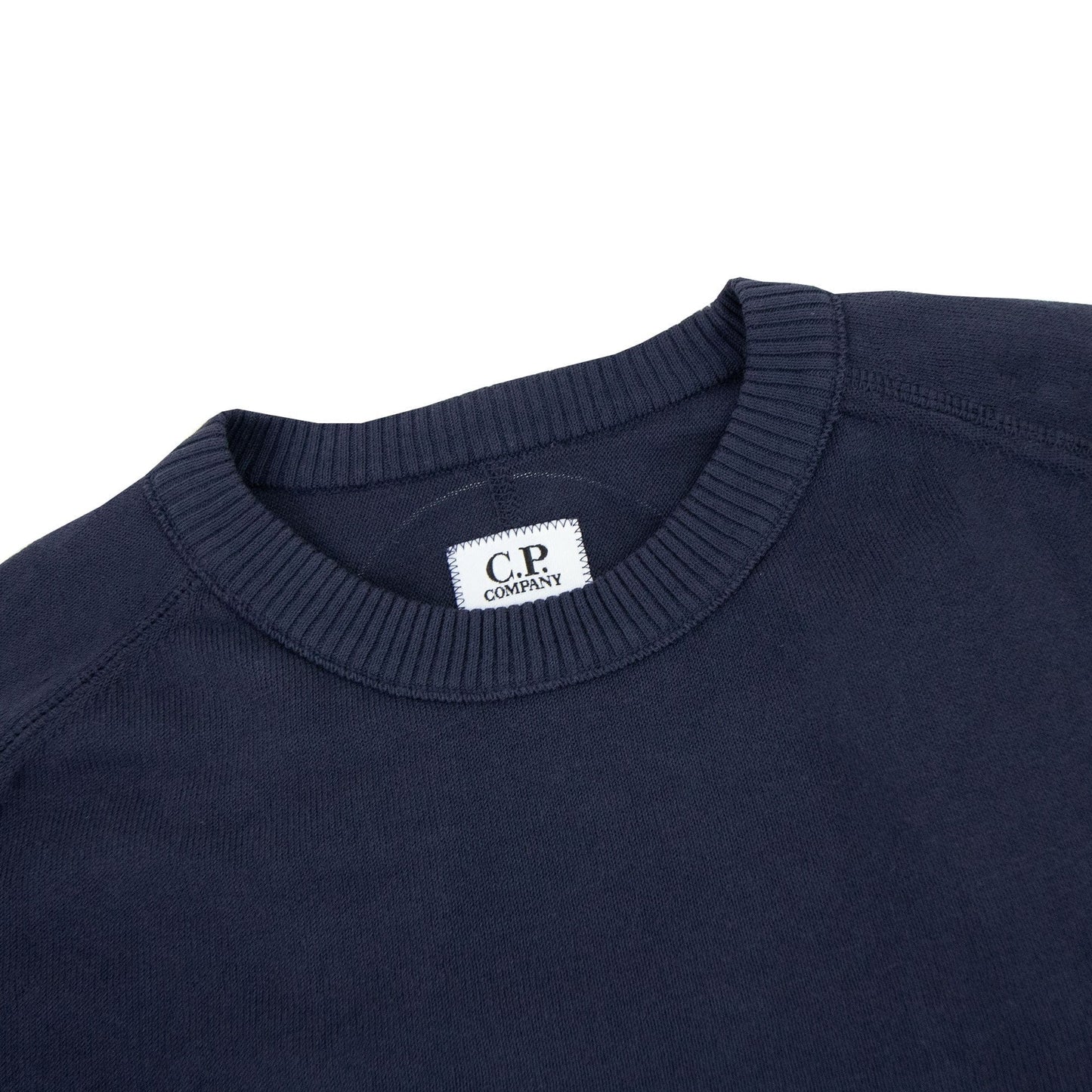 Cp Company Sea Island Medium Lens Sweater Navy 888