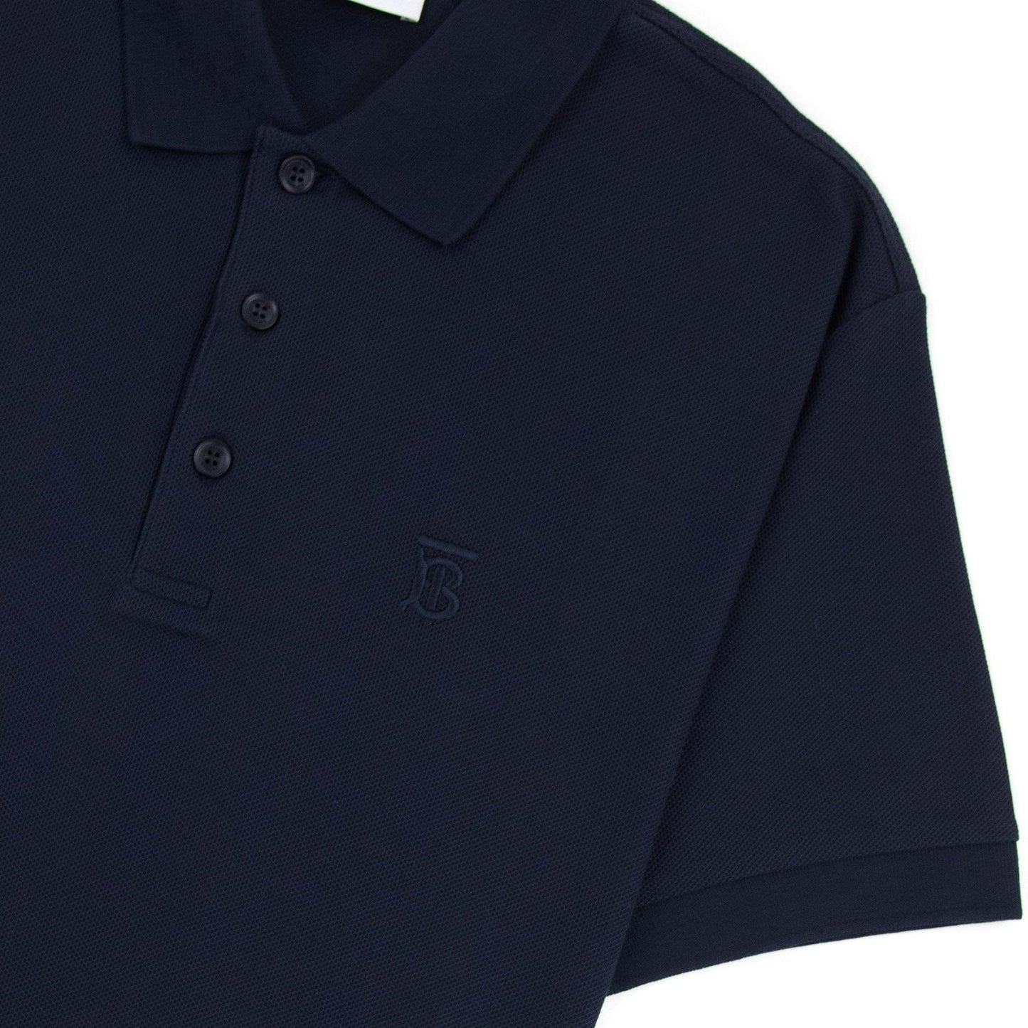 Burberry Monogram Motif Cotton Piqu? Polo Navy