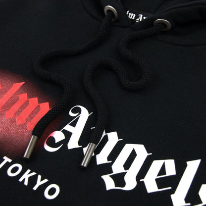 Palm Angels Tokyo Sprayed Hoody Black/Red