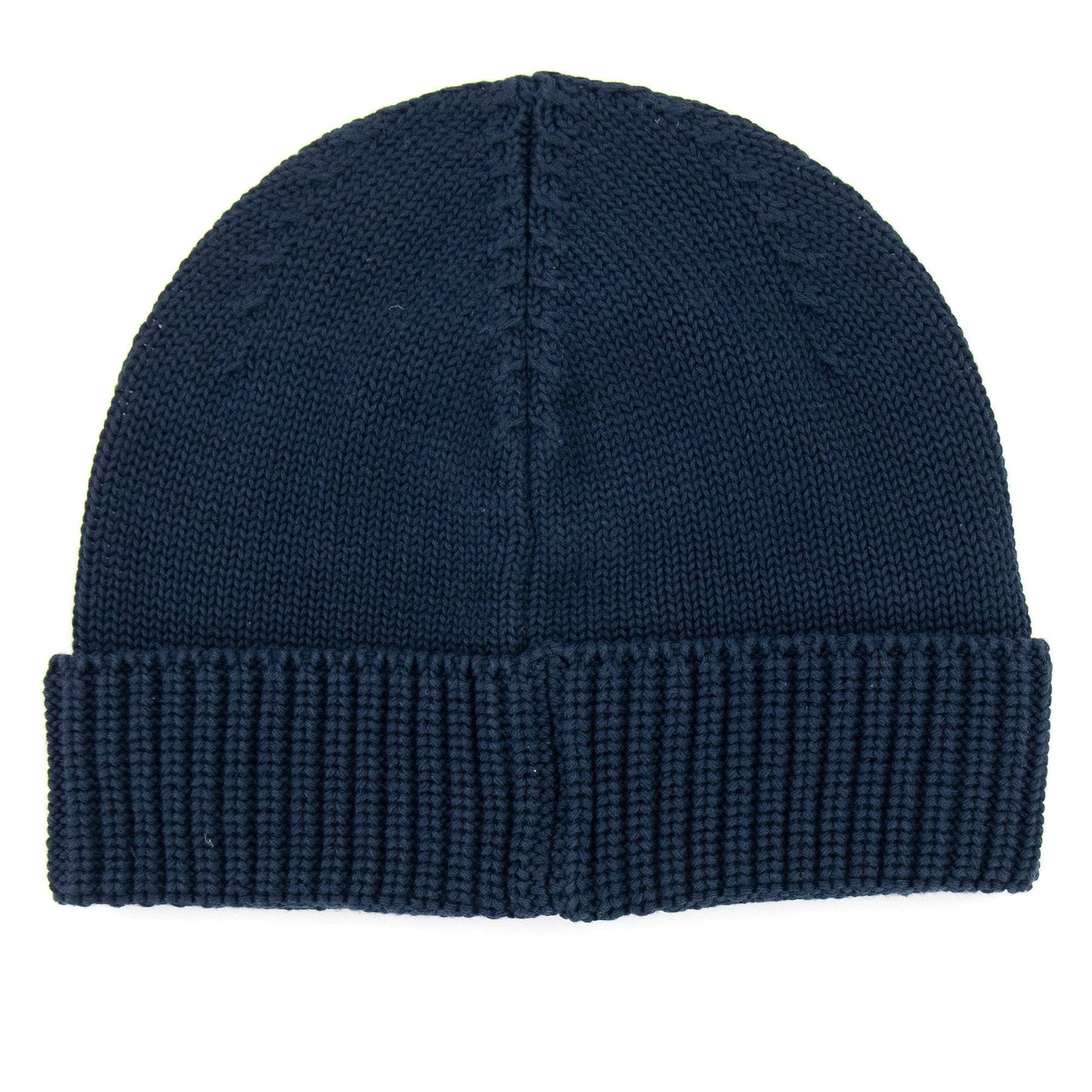Stone Island Junior N01a7 Knit Patch Logo Beanie Navy V0020