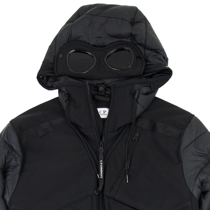 Cp Company C.p. Shell-r Mixed Goggle Jacket Black 999