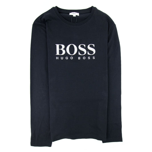 Hugo Boss Ls Top Boss Sign Chest Black