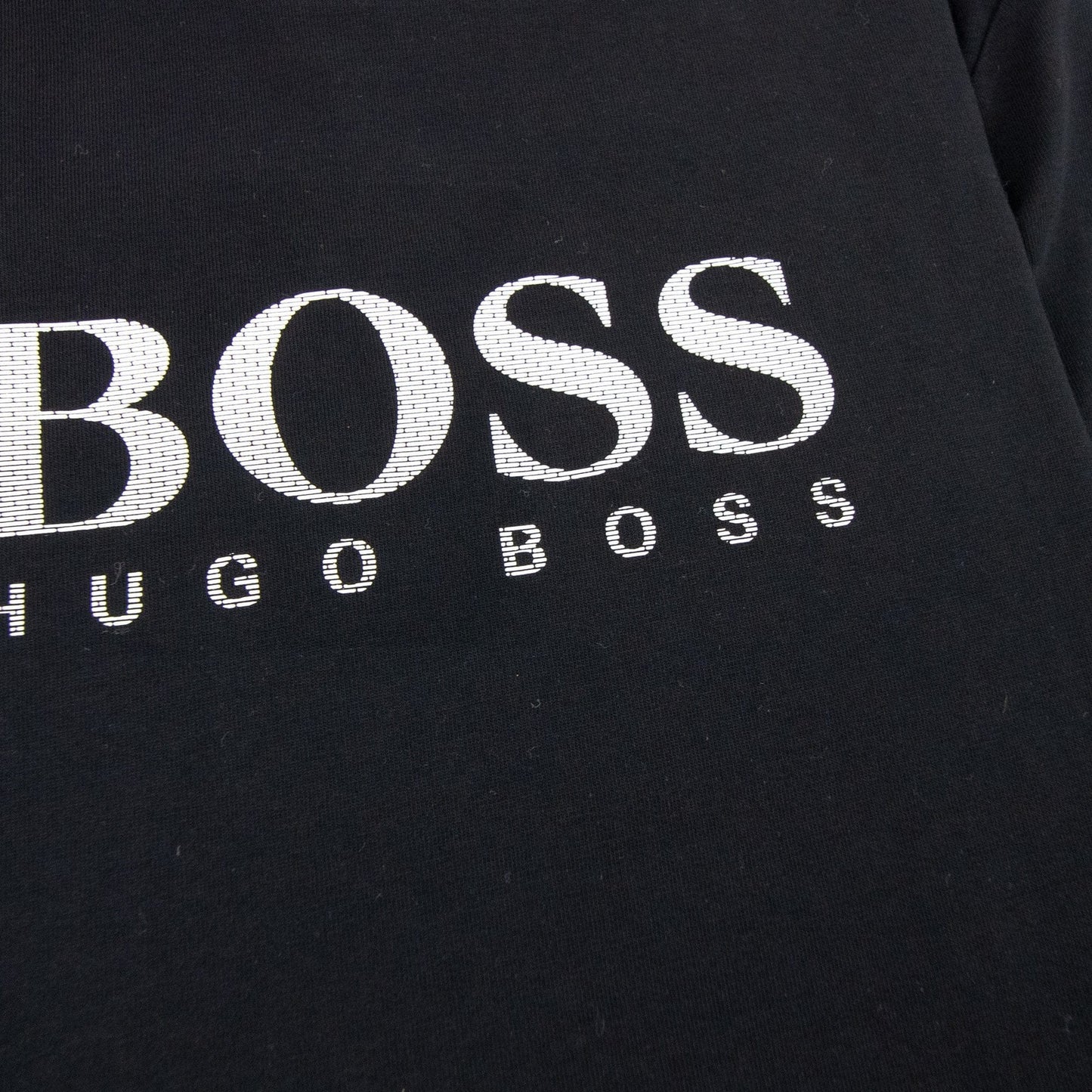 Hugo Boss Ls Top Boss Sign Chest Black