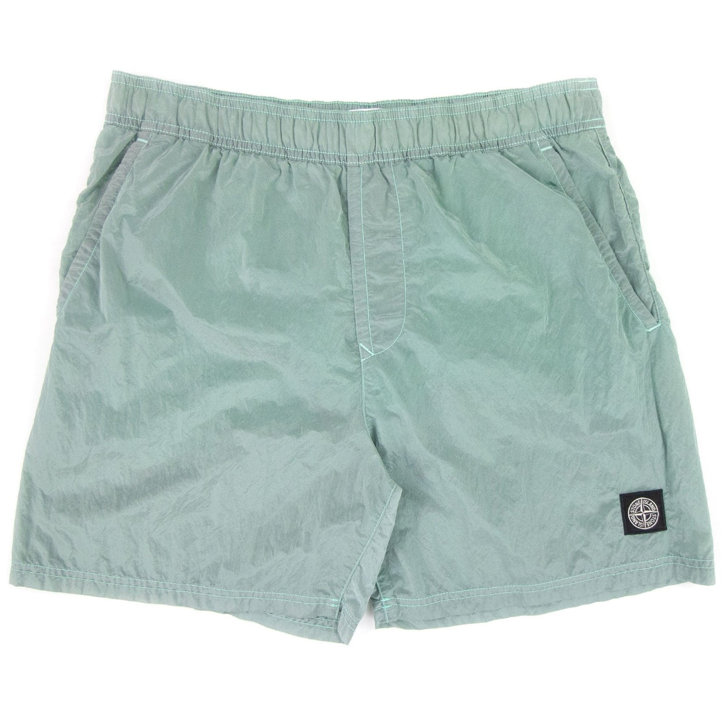 Stone Island B0943 Nylon Metal Swim Shorts Mint Green V0044