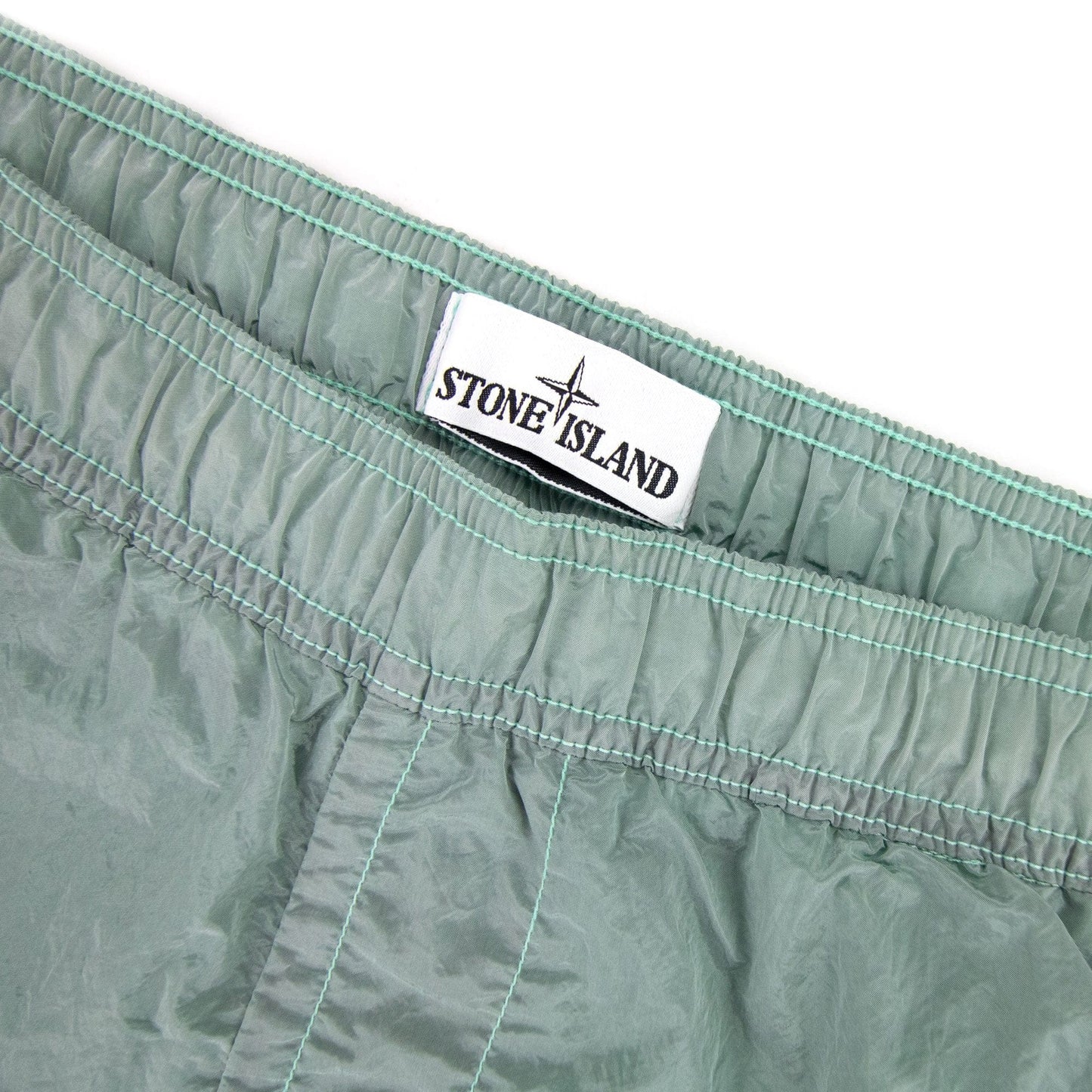 Stone Island B0943 Nylon Metal Swim Shorts Mint Green V0044