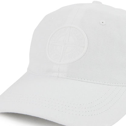 Stone Island 99168 Cotton Rep Cap White V0001