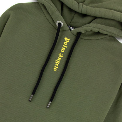Palm Angels Ns Logo Over Hoody Military Green