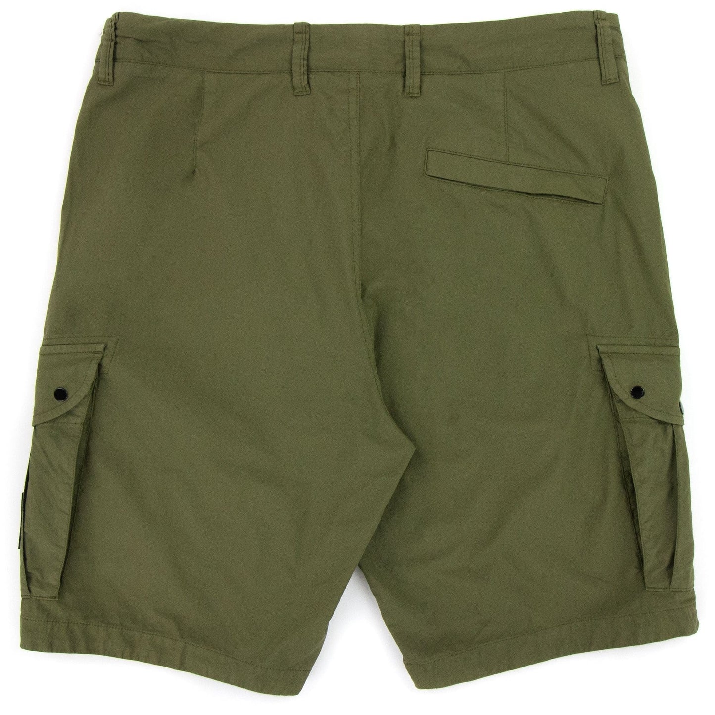 Stone Island Stretch Cotton Tela Cargo Shorts Khaki V0058