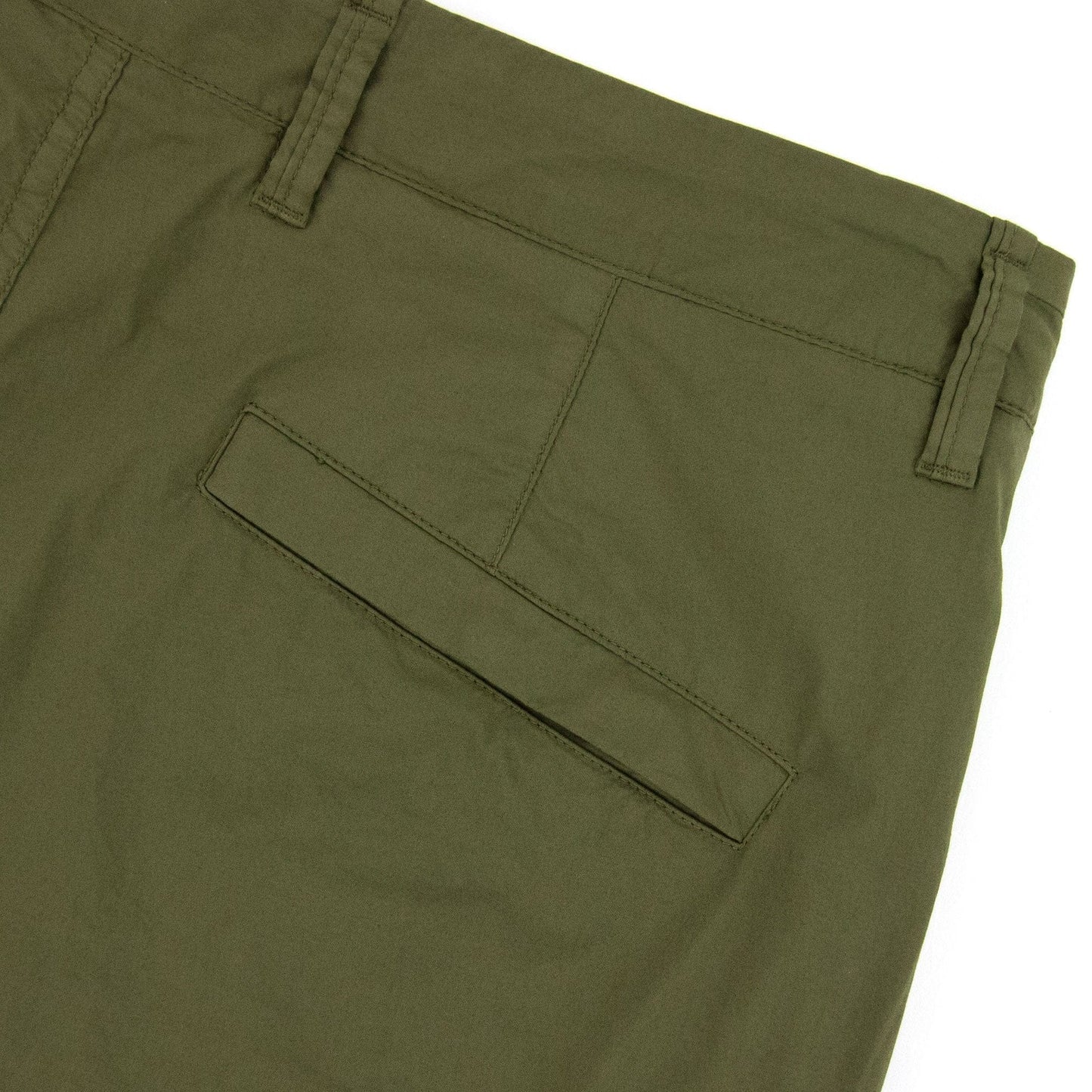 Stone Island Stretch Cotton Tela Cargo Shorts Khaki V0058