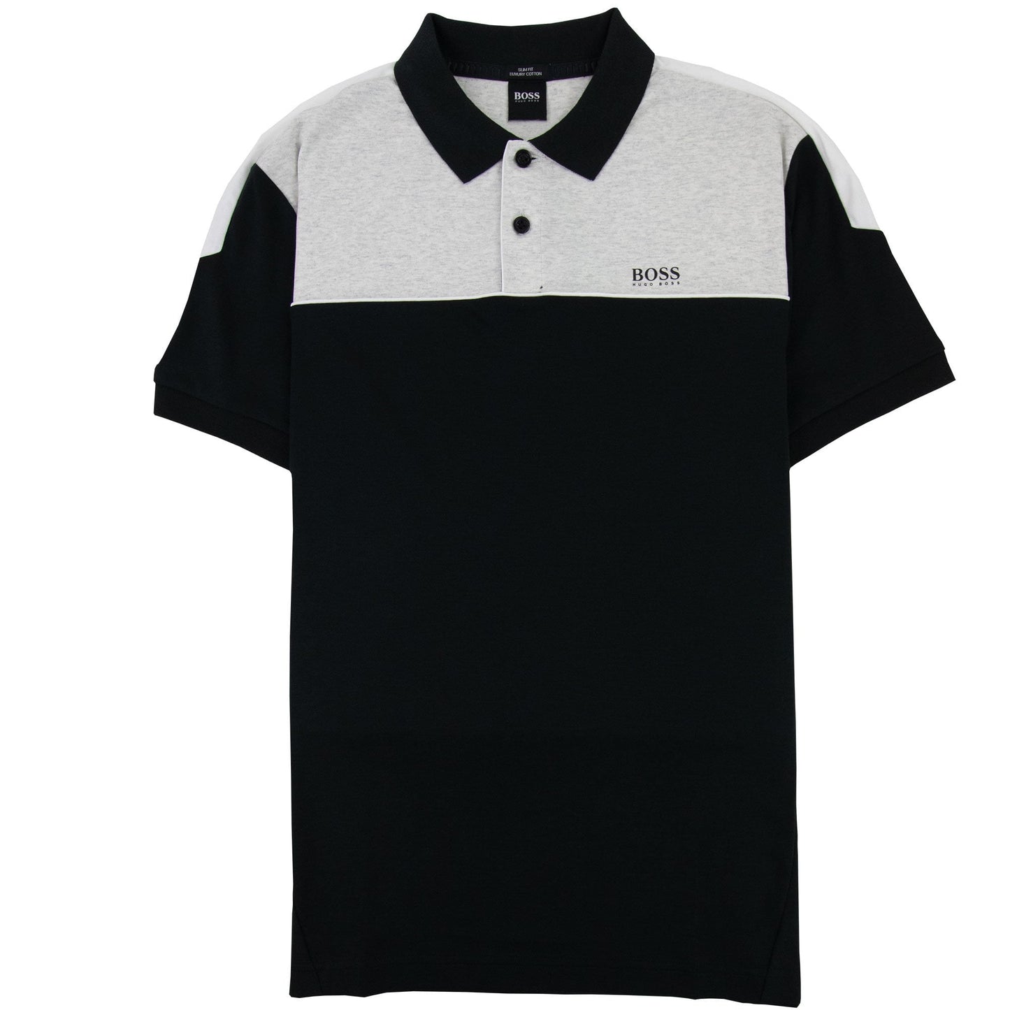 Hugo Boss Paule 1 Slim Fit Polo Black 001