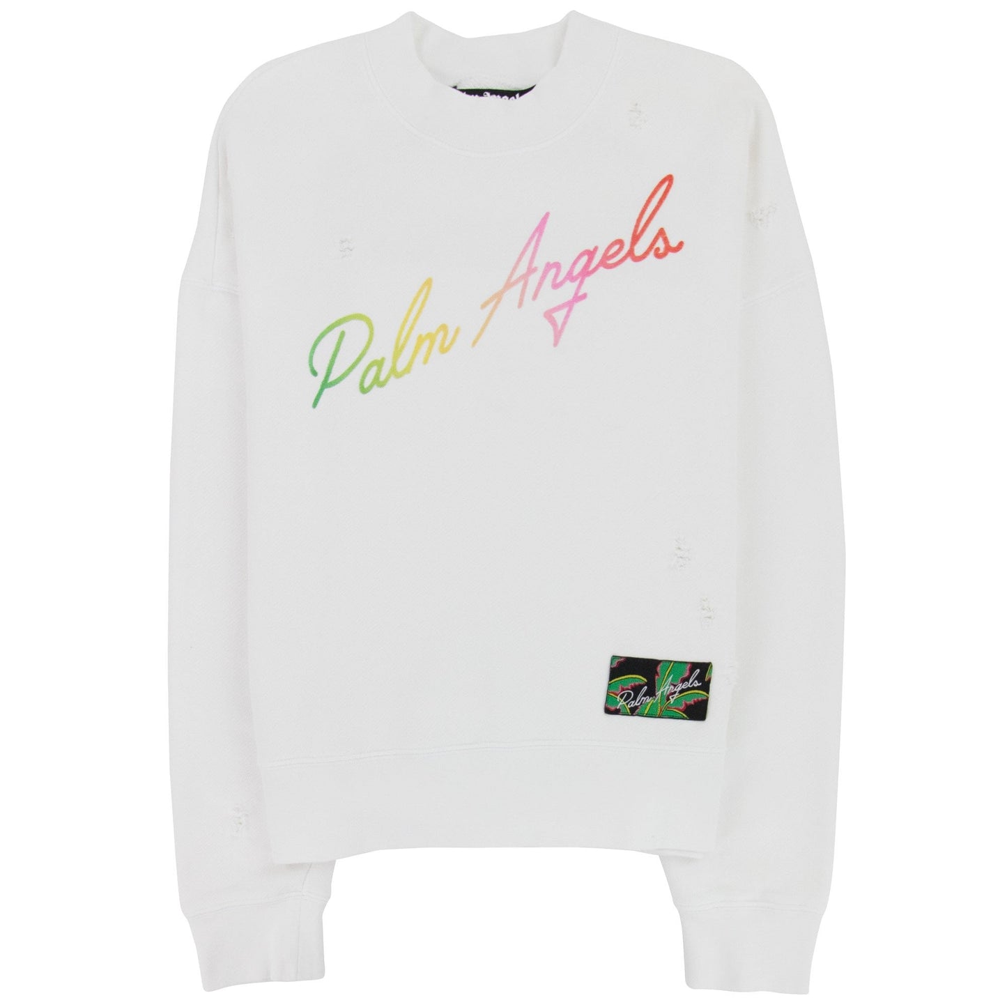 Palm Angels Miami Logo Sweatshirt White