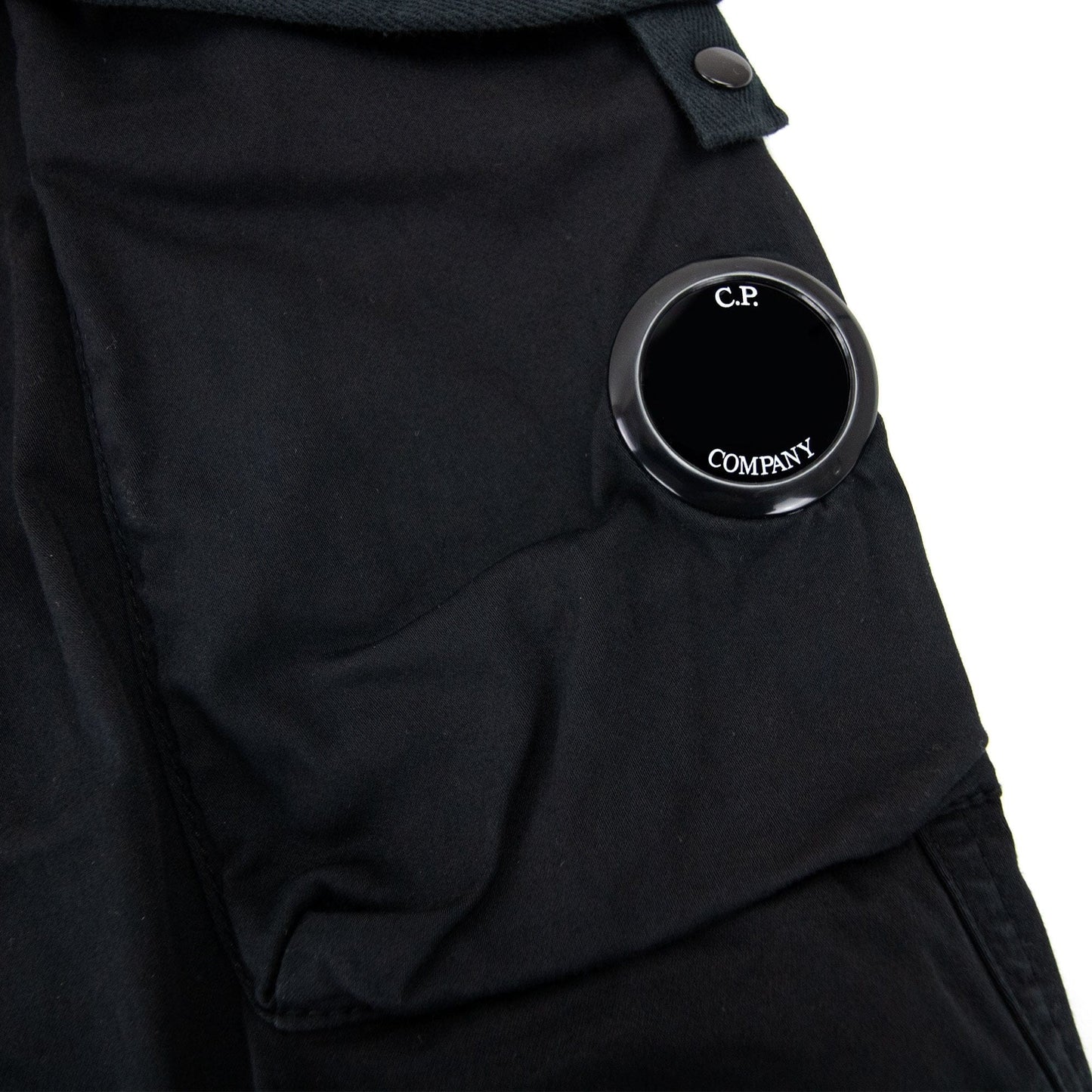 CP Company Stretch Garment-dyed Utility Cargo Pants Black 999
