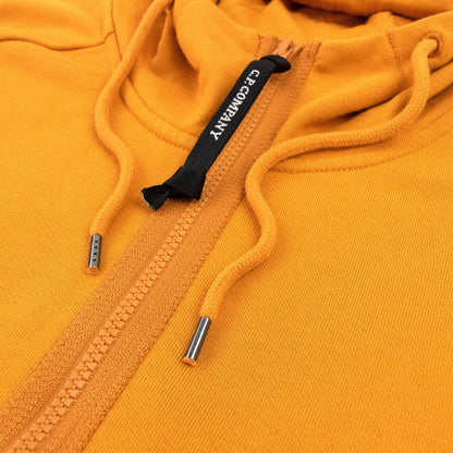 CP Company Diagonal Raised Fleece Full Zip Goggle Hoody Desert Sun 436