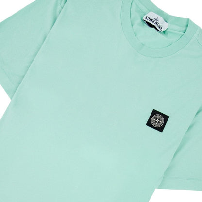 Stone Island 24113 Logo T-shirt Mint Green V0044