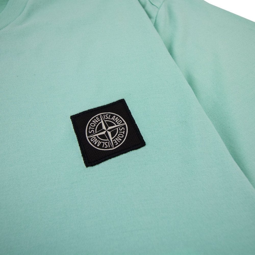 Stone Island 24113 Logo T-shirt Mint Green V0044
