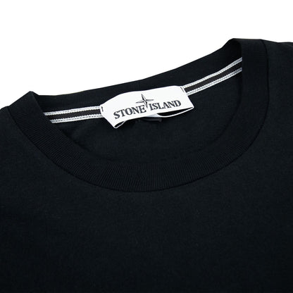 Stone Island Pocket Logo T Shirt Black V0029