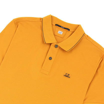 Cp Company Stretch Piquet Polo Desert Sun 436