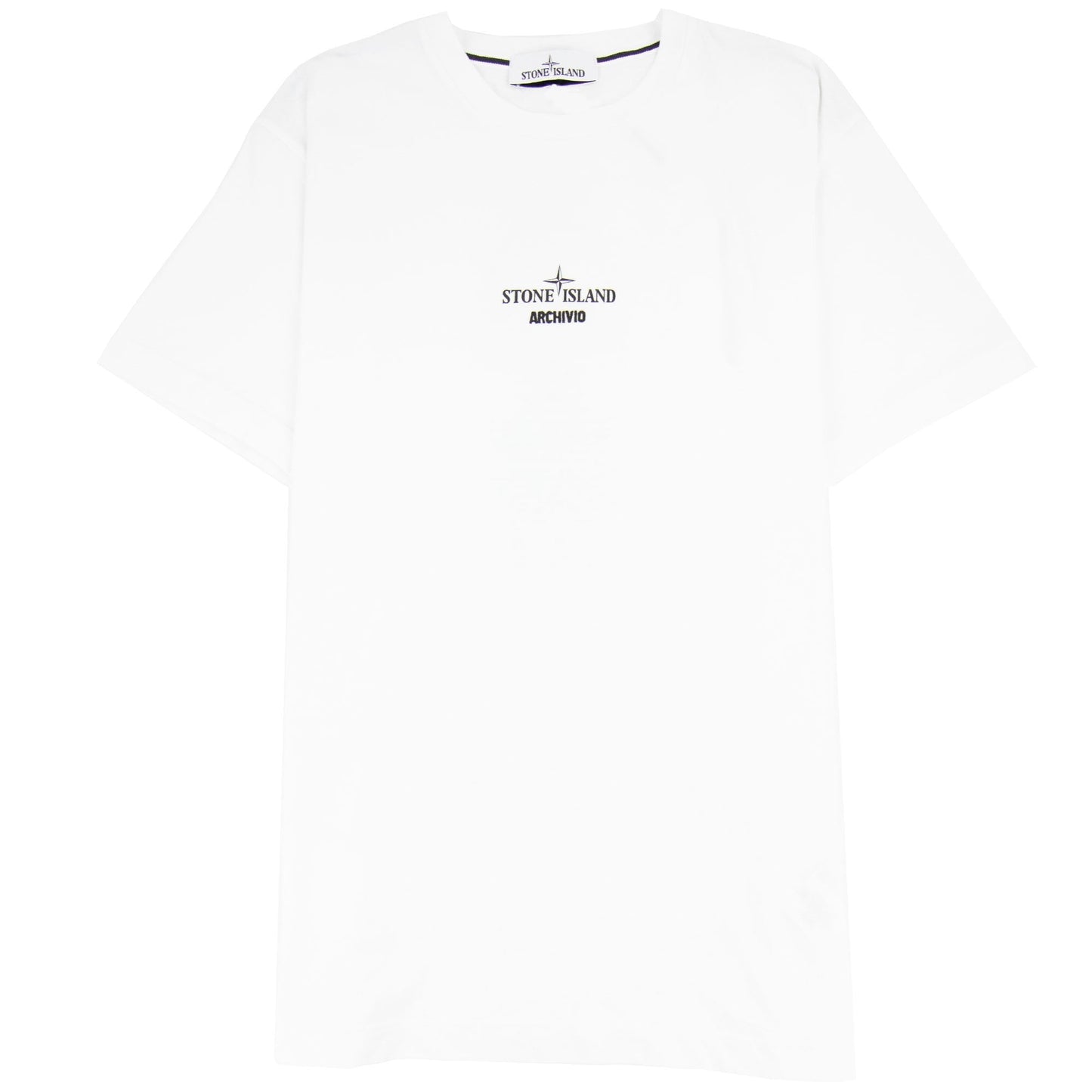 Stone Island Archivio Print T Shirt White V0001