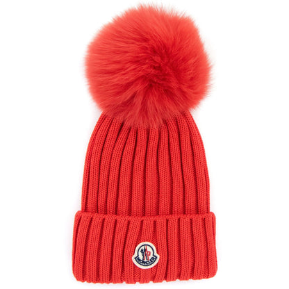Moncler Pom Pom Beanie Red