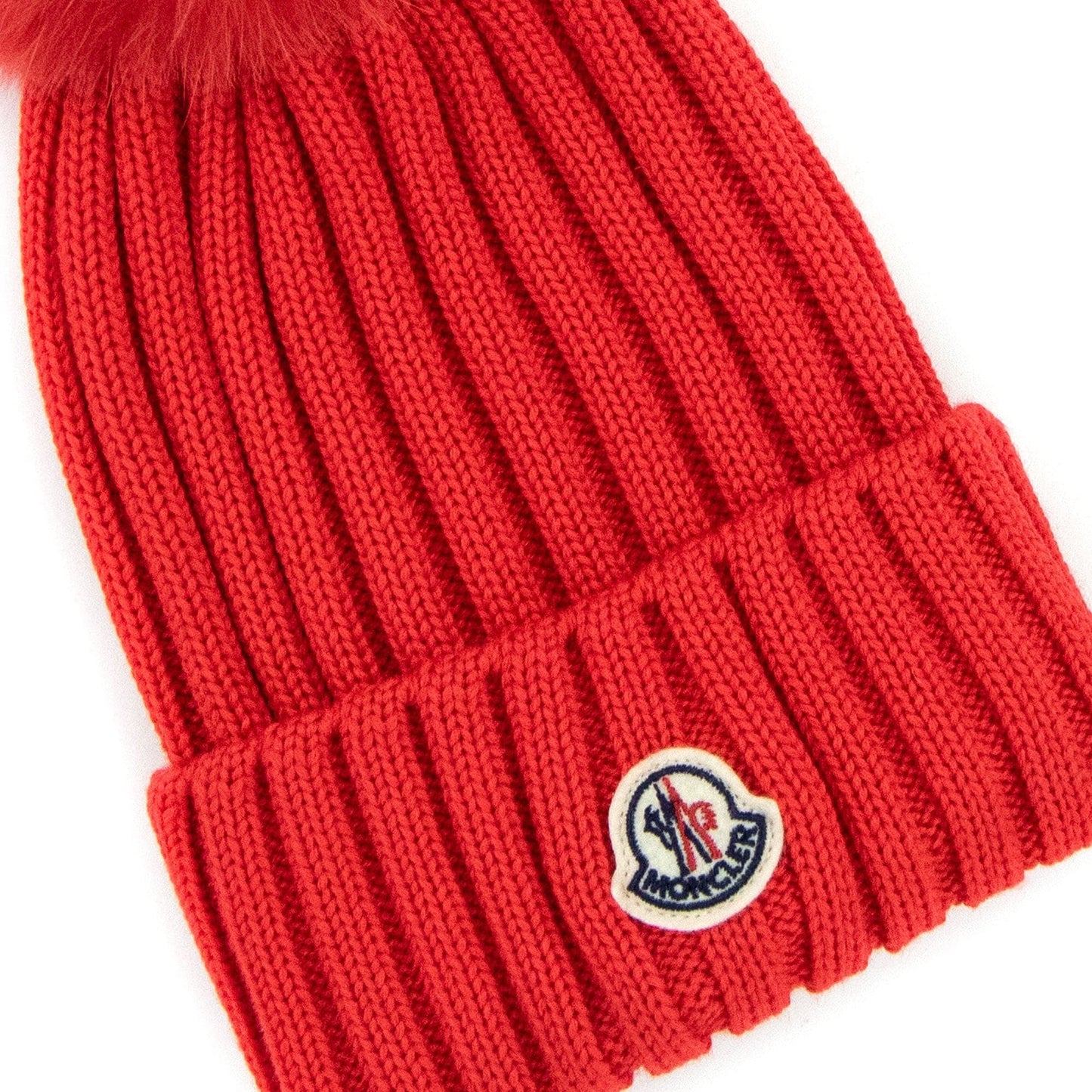Moncler Pom Pom Beanie Red