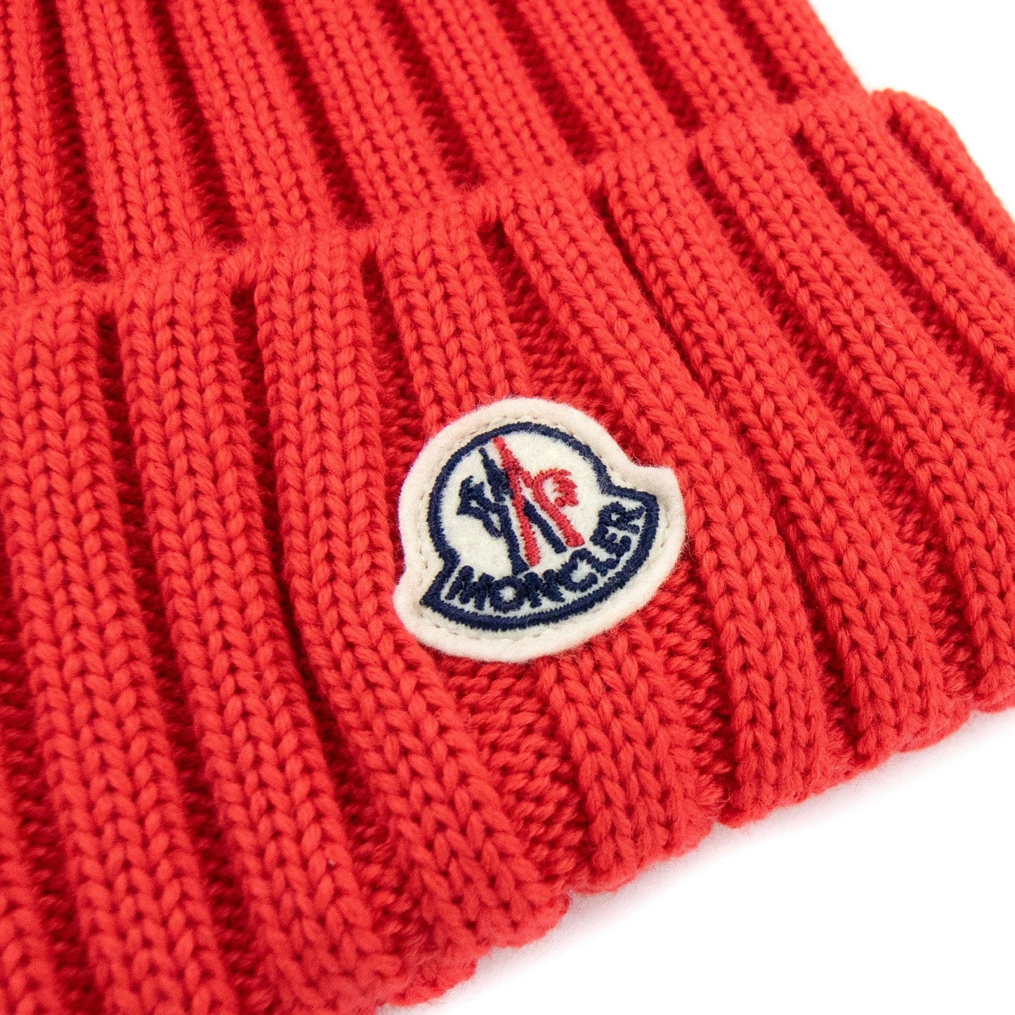 Moncler Pom Pom Beanie Red