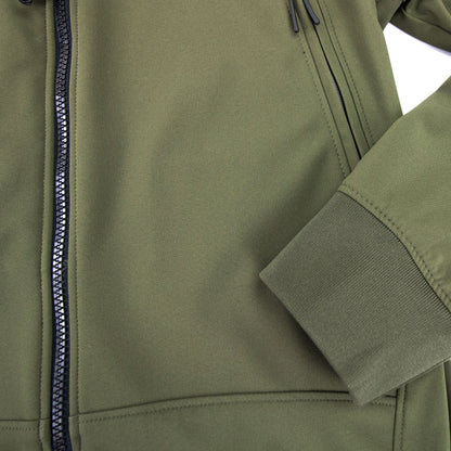 CP Company Soft Shell-r Medium Goggle Jacket Olive Green 683