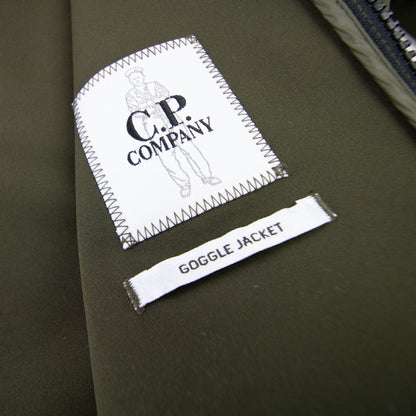 CP Company Soft Shell-r Medium Goggle Jacket Olive Green 683