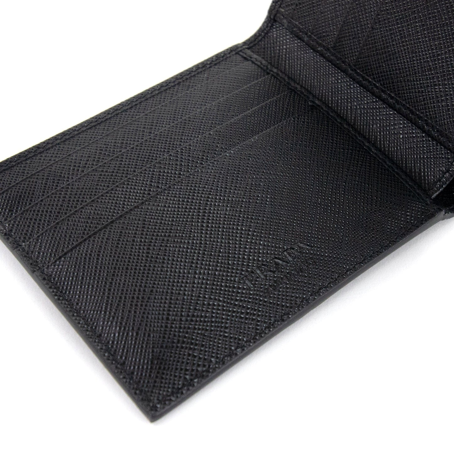 Prada Saffiano Leather Wallet Black