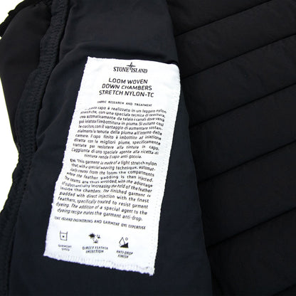 Stone Island G0225 Loom Woven Down Gilet Charcoal V0065