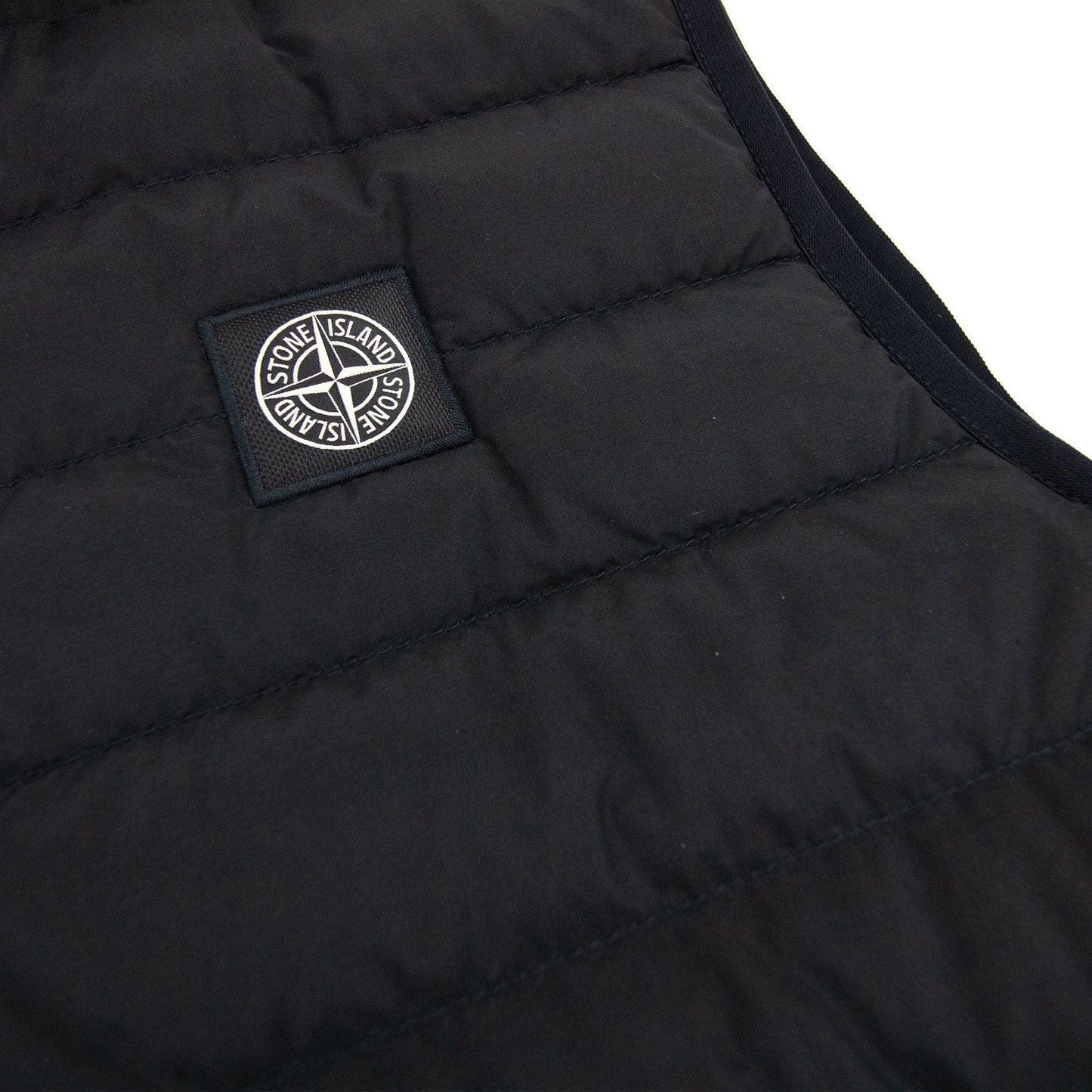 Stone Island G0725 O Cotton R Nylon Tela Gilet Black V0029