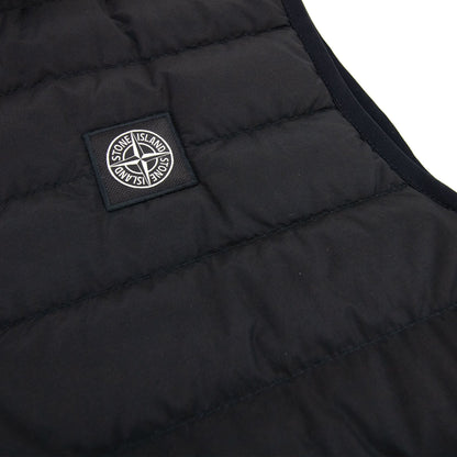 Stone Island G0725 O Cotton R Nylon Tela Gilet Black V0029