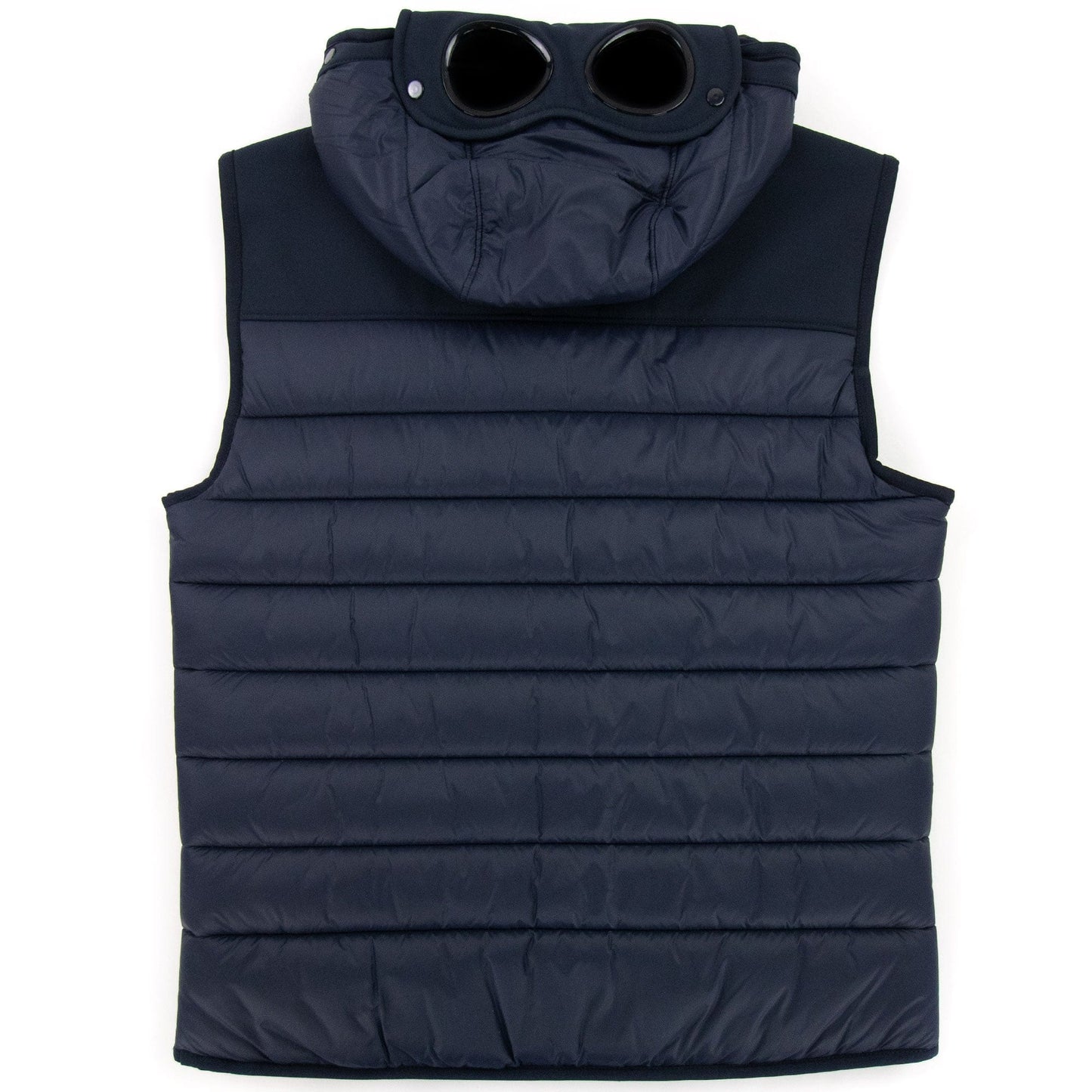 CP Company Shell Mixed Goggle Gilet Navy 888