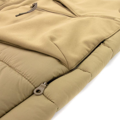 CP Company Shell Mixed Goggle Gilet Mustard 326