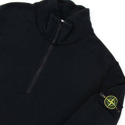 Stone Island 61920 Half Zip Sweatshirt Black V0029