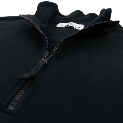 Stone Island 61920 Half Zip Sweatshirt Black V0029