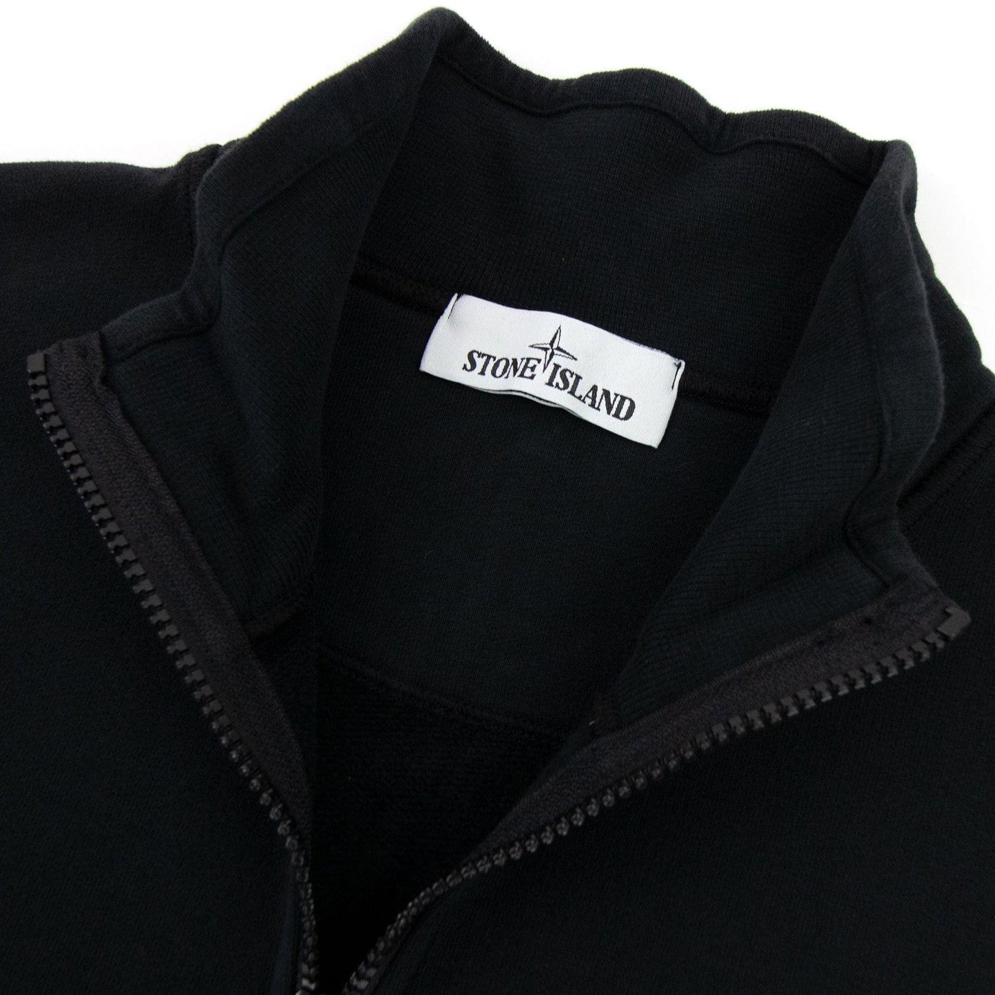 Stone Island 61920 Half Zip Sweatshirt Black V0029