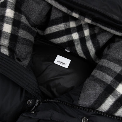 Burberry Detachable Sleeve Hooded Puffer Jacket Black