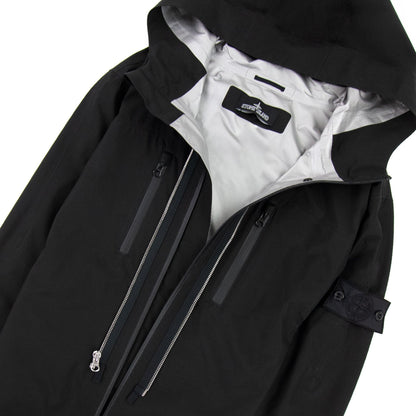 Stone Island 40501 Twin Zip Shell Jacket Black V0029