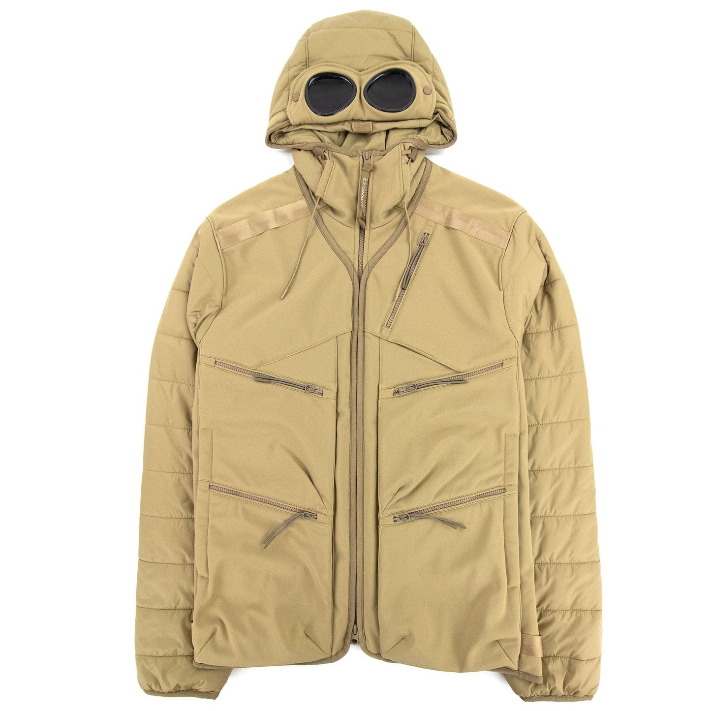 CP Company C.P. Shell-r Mixed Goggle Jacket Mustard 326