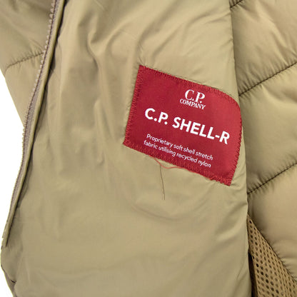 CP Company C.P. Shell-r Mixed Goggle Jacket Mustard 326
