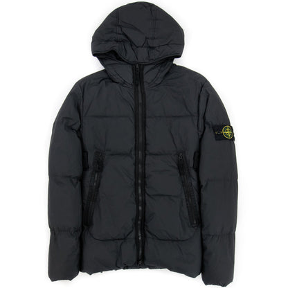 Stone Island 40123 Garment Dyed Crinkle Reps Ny Down Tc Jacket Charcoal V0065