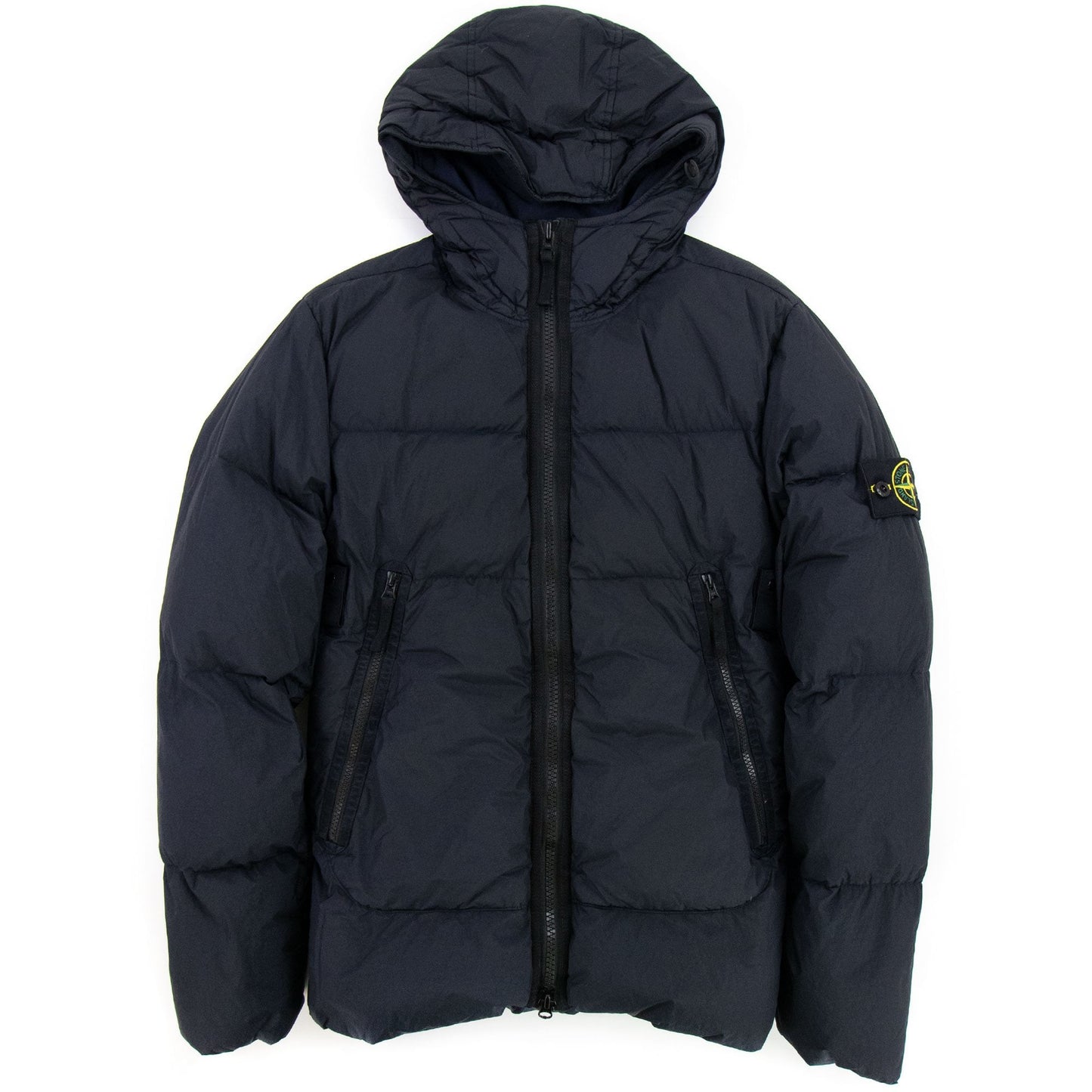 Stone Island 40123 Garment Dyed Crinkle Reps Ny Down Tc Jacket Navy V0020