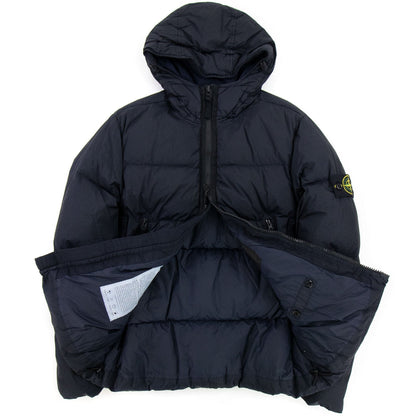 Stone Island 40123 Garment Dyed Crinkle Reps Ny Down Tc Jacket Navy V0020