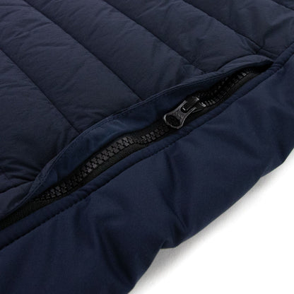 Stone Island Loom Woven Down Chambers Jacket Navy V0020