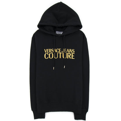 Versace Jeans Couture Gold Logo Hoody Black