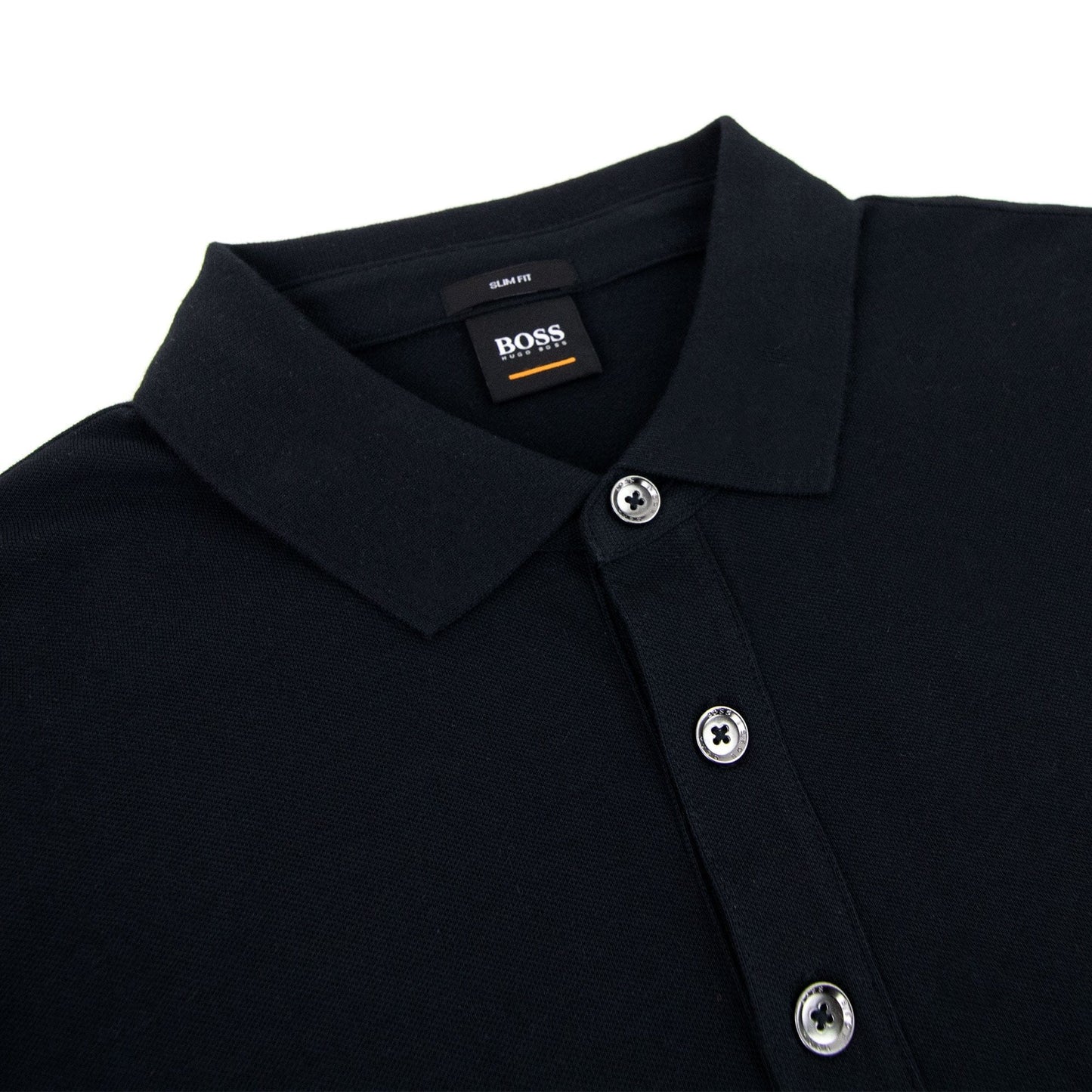 Hugo Boss Passenger Slim Fit Patch Polo Black 001