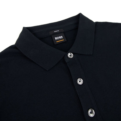 Hugo Boss Passenger Slim Fit Patch Polo Black 001