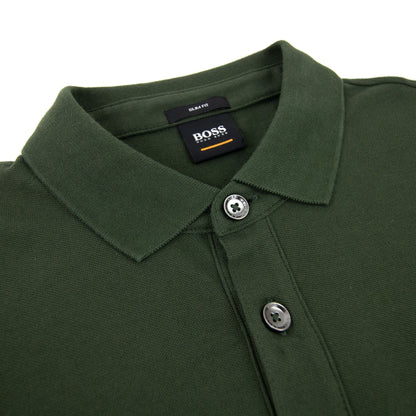 Hugo Boss Passenger Slim Fit Patch Polo Khaki