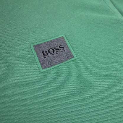 Hugo Boss Passerby L/s Patch Logo Polo Green