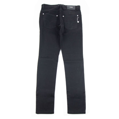 Versace Versus Safety Pin Denim Jeans Black